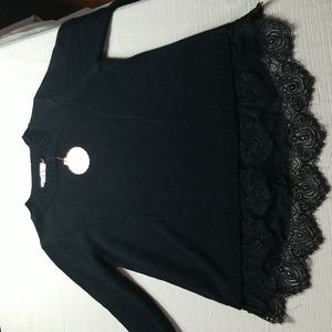 So black sweater XS